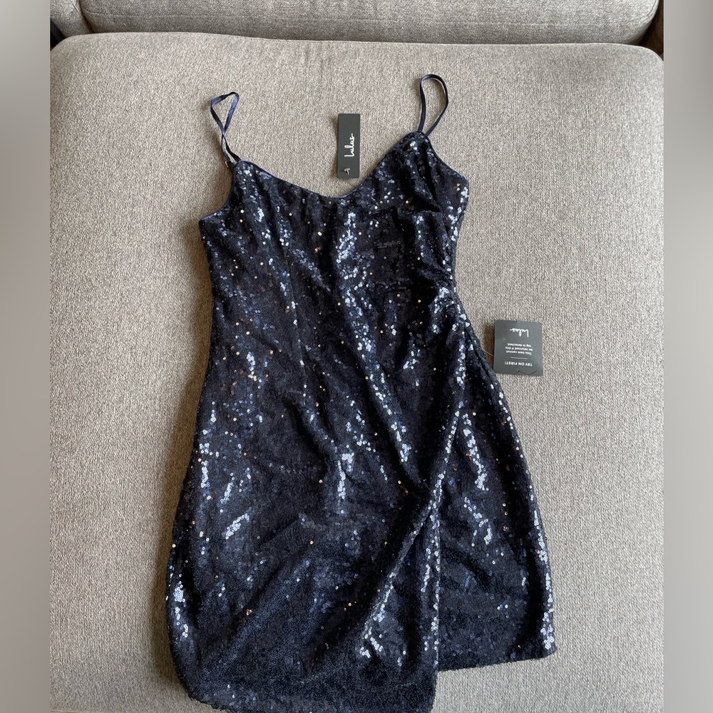 Lulus size medium disco nights tank dress NWT